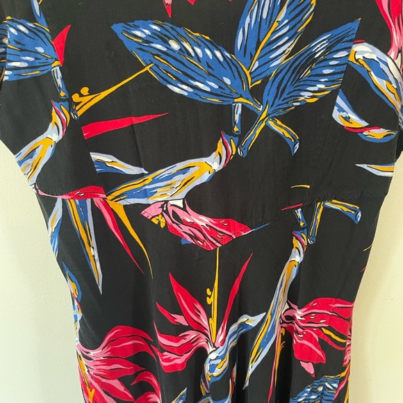 Vintage Tropical/Floral Print Mango Moon Women’s dress Size Small - Picture 2 of 12